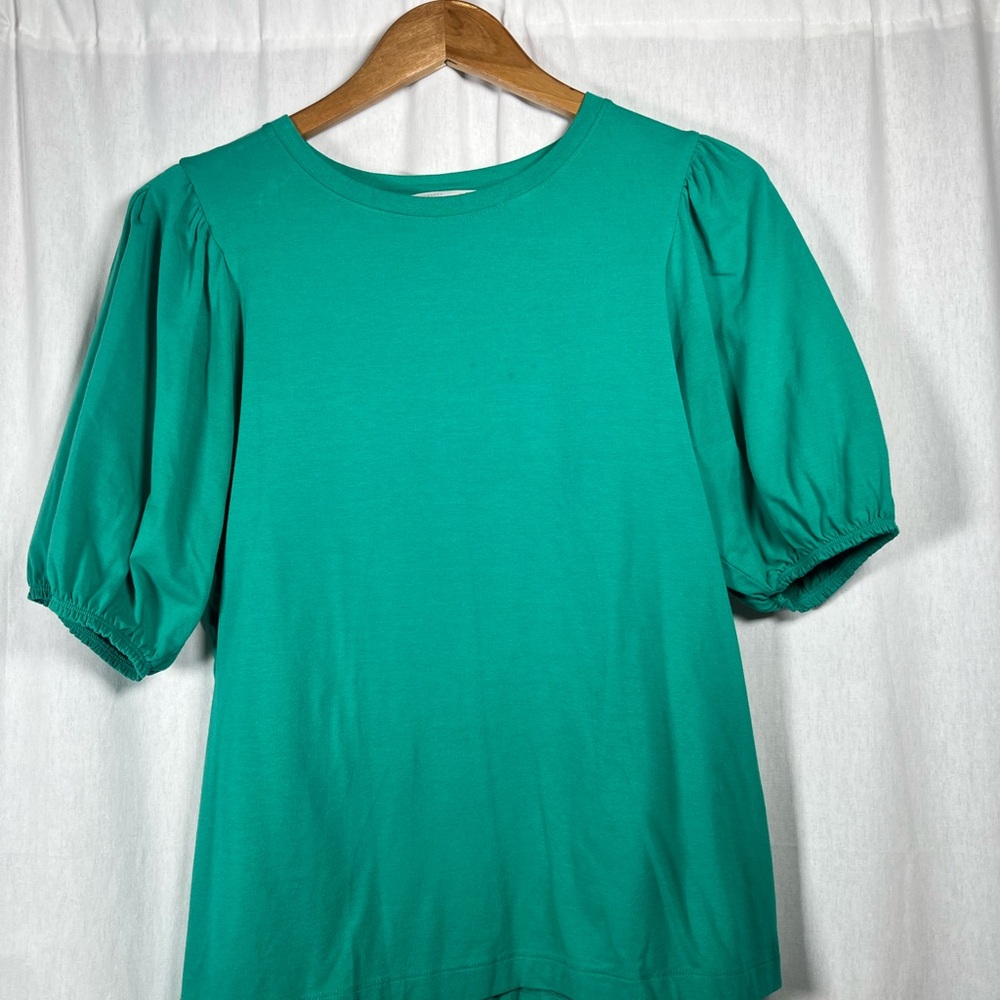 LC Lauren Conrad Teal Short Sleeve Top